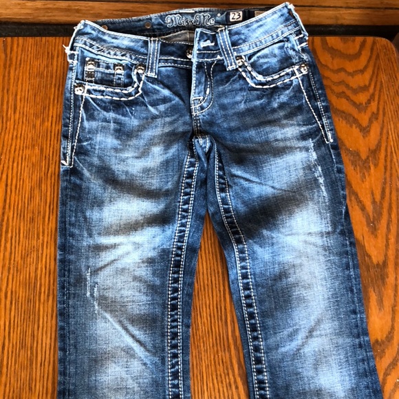 Miss Me Studded Pocket Boot Cut Jeans - Picture 6 of 6